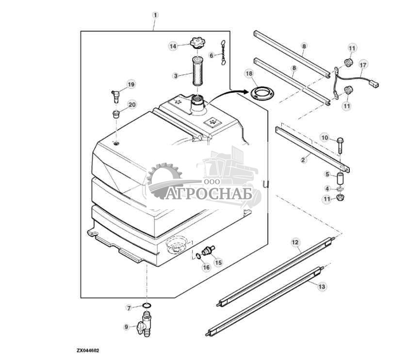 Fuel Tank (1100 Liter) 